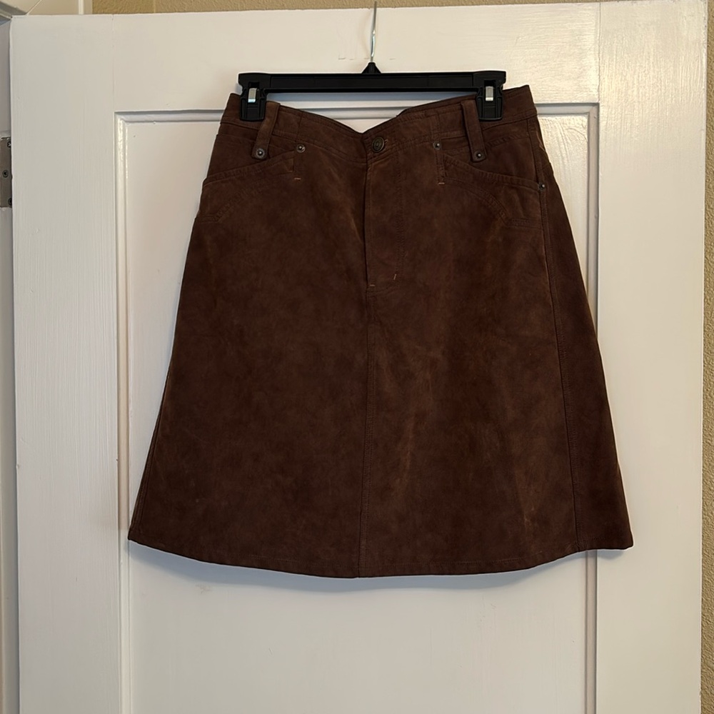 Free People Faux Suede Skirt 29